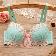 Load image into Gallery viewer, Training Bras for Young Girls  Lace Bras Teenage 100% Cotton Underwear Kids Cute Fashion Undergarments Student Clothing 12-18
