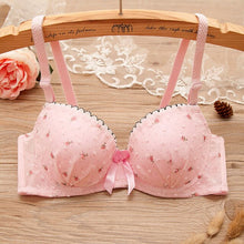 Load image into Gallery viewer, Training Bras for Young Girls  Lace Bras Teenage 100% Cotton Underwear Kids Cute Fashion Undergarments Student Clothing 12-18
