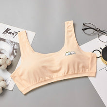 Load image into Gallery viewer, Hot sale Child Sports Bra Kids Thin Cup Young Girl Bra Cotton Intimates Girls Lingerie Underwear Teenage  Bra For Children
